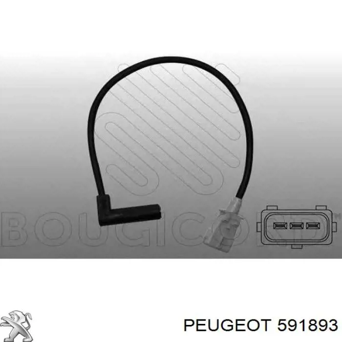 Do koszyka 591893 Peugeot/Citroen Czujnik położenia wału korbowego