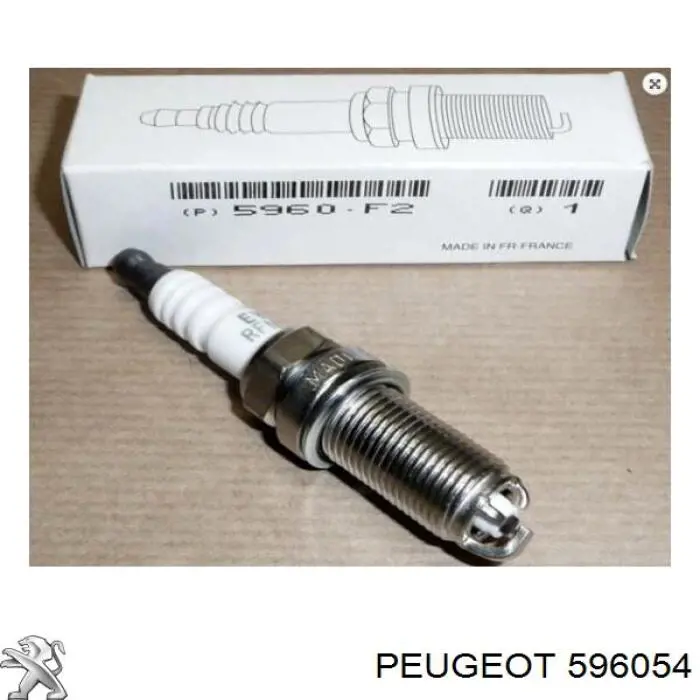 596054 Peugeot/Citroen Świeca zapłonowa