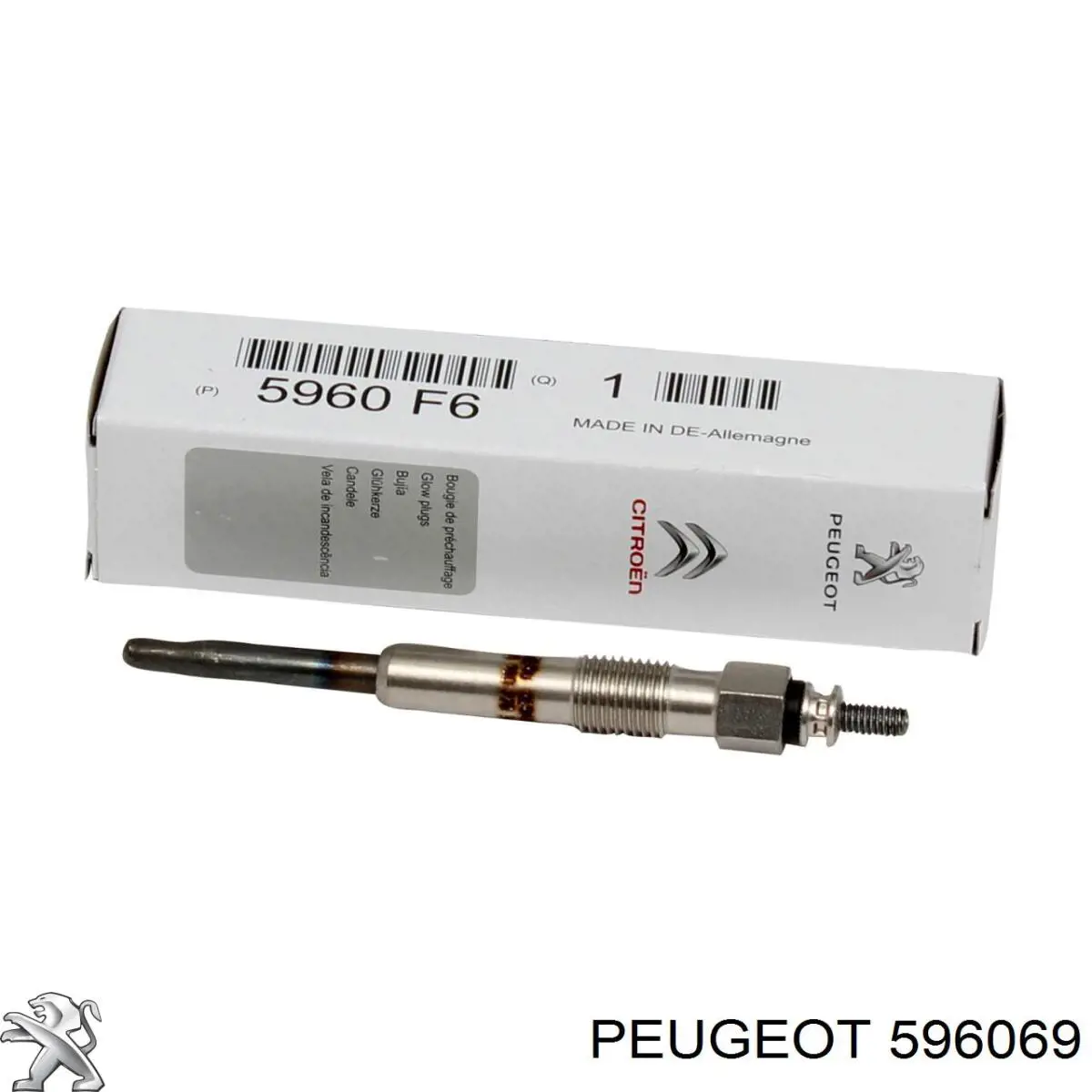 Świeca żarowa Peugeot/Citroen 596069 cena, od 8,51 USD