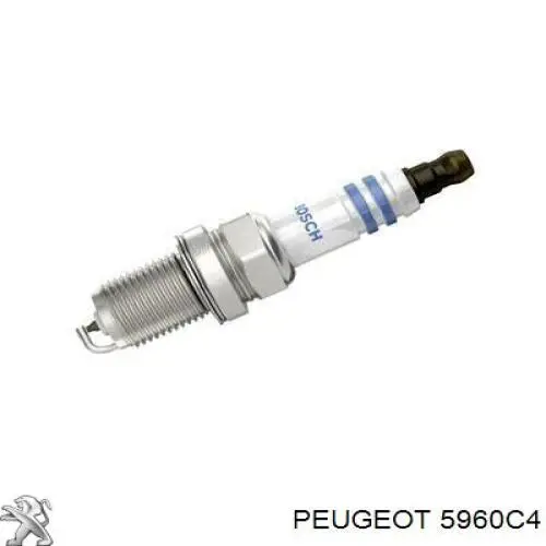 Świeca zapłonowa Peugeot/Citroen 5960C4 cena, od 18,09 USD