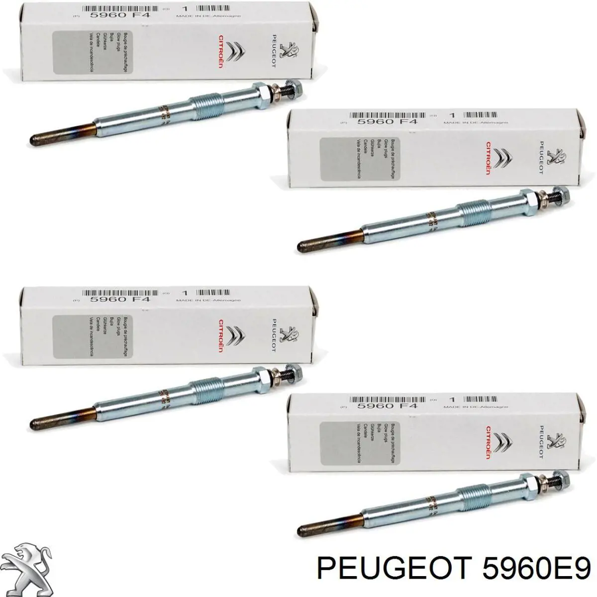 Świeca żarowa Peugeot/Citroen 5960E9 cena, od 8,76 USD