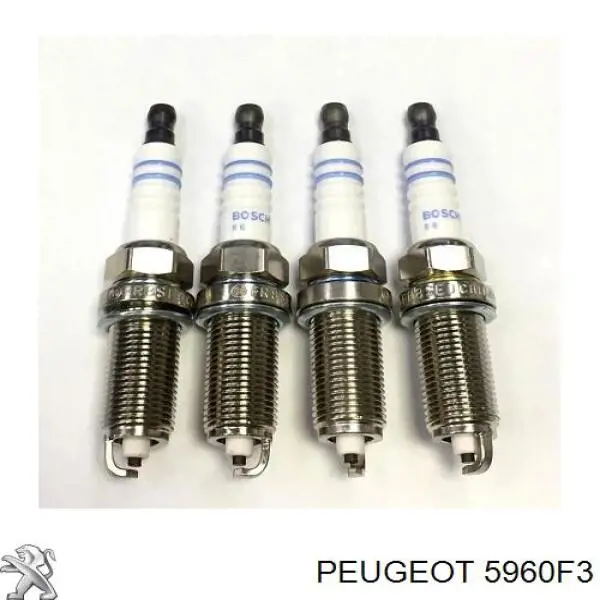 Świeca zapłonowa Peugeot/Citroen 5960F3 cena, od 4,39 USD