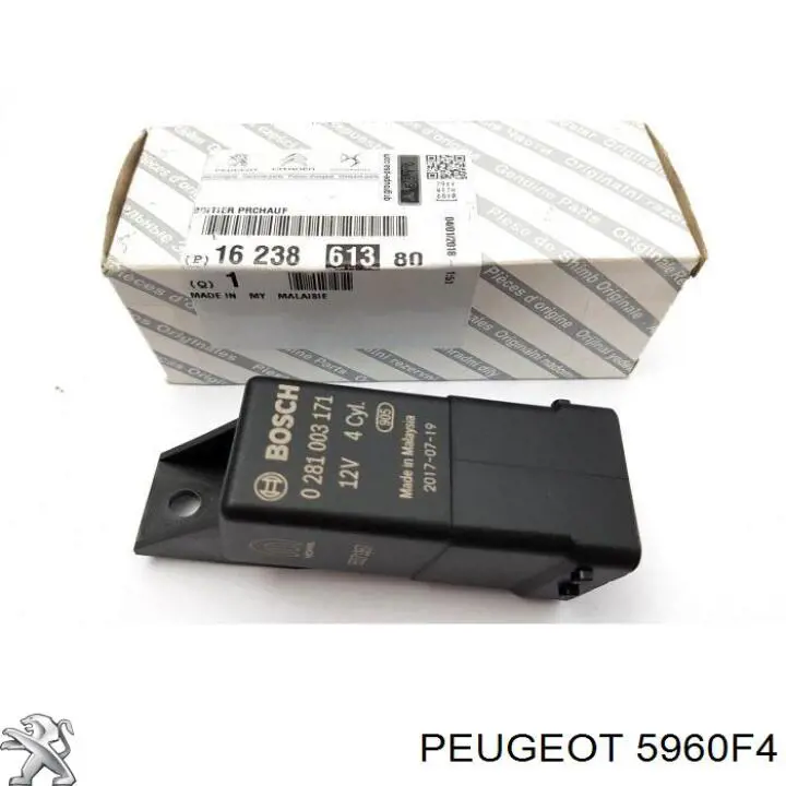 Świeca żarowa Peugeot/Citroen 5960F4 cena, od 8,98 USD