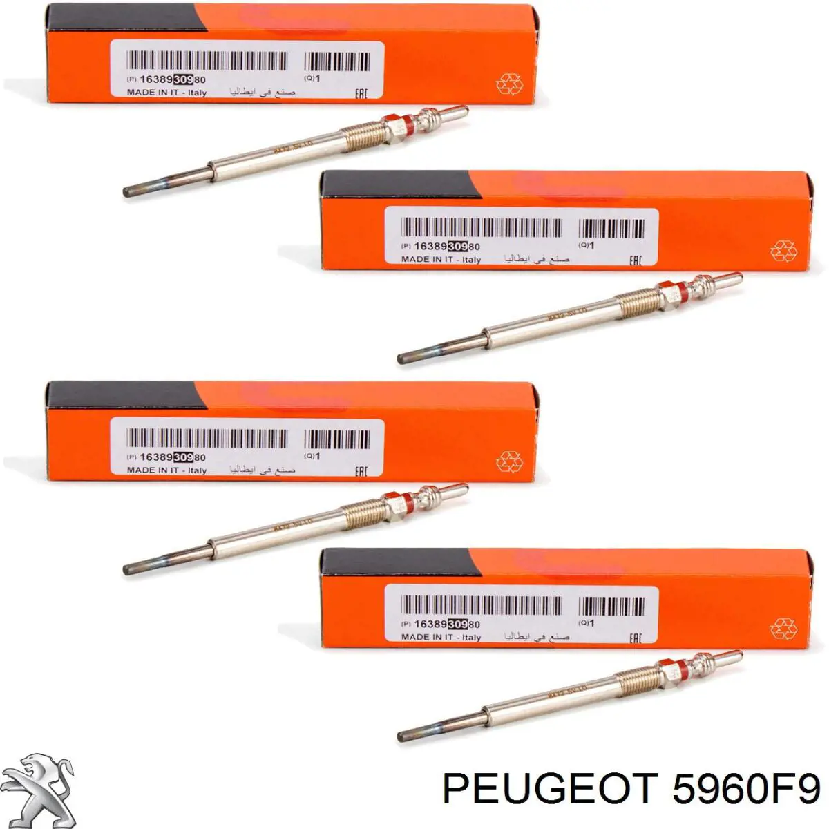 Do koszyka 5960F9 Peugeot/Citroen Świeca żarowa