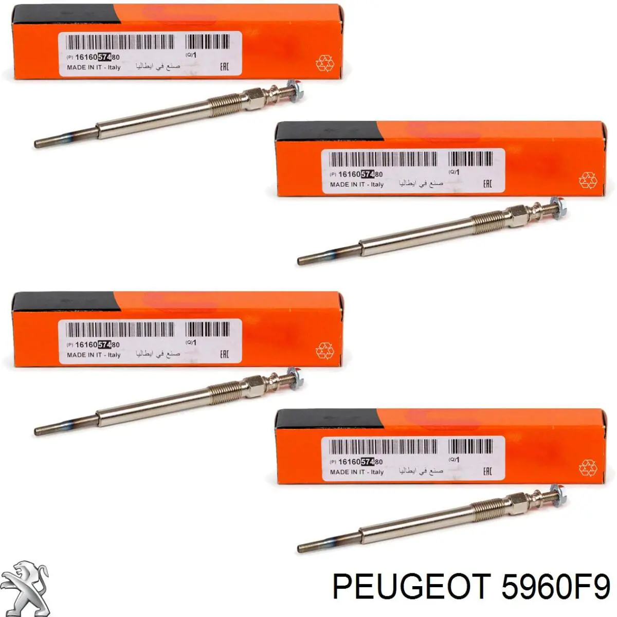 Świeca żarowa 5960F9 Peugeot/Citroen