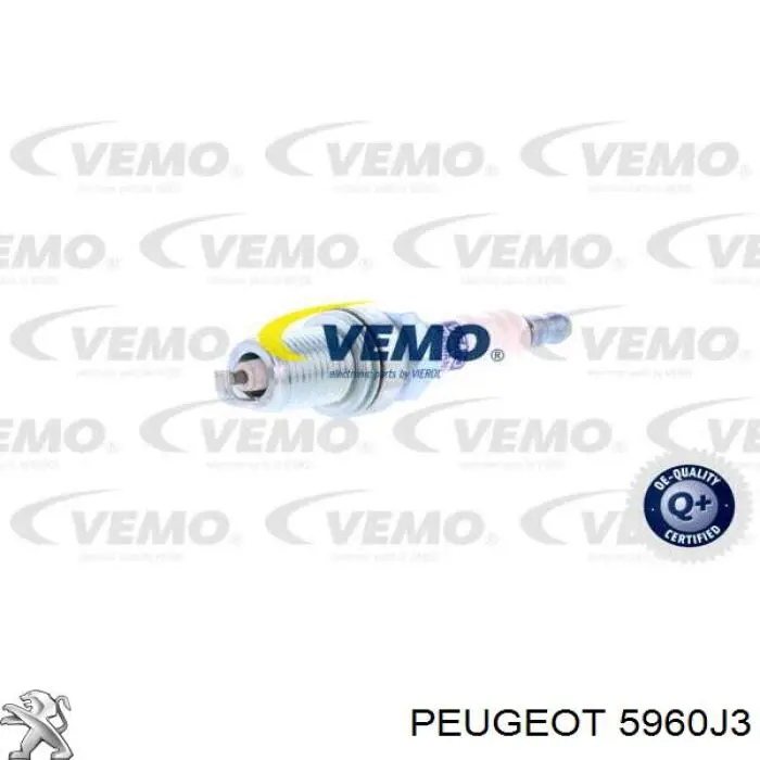 Do koszyka 5960J3 Peugeot/Citroen Świeca zapłonowa