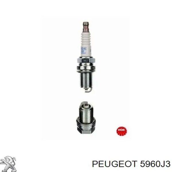 5960J3 Peugeot/Citroen Świeca zapłonowa