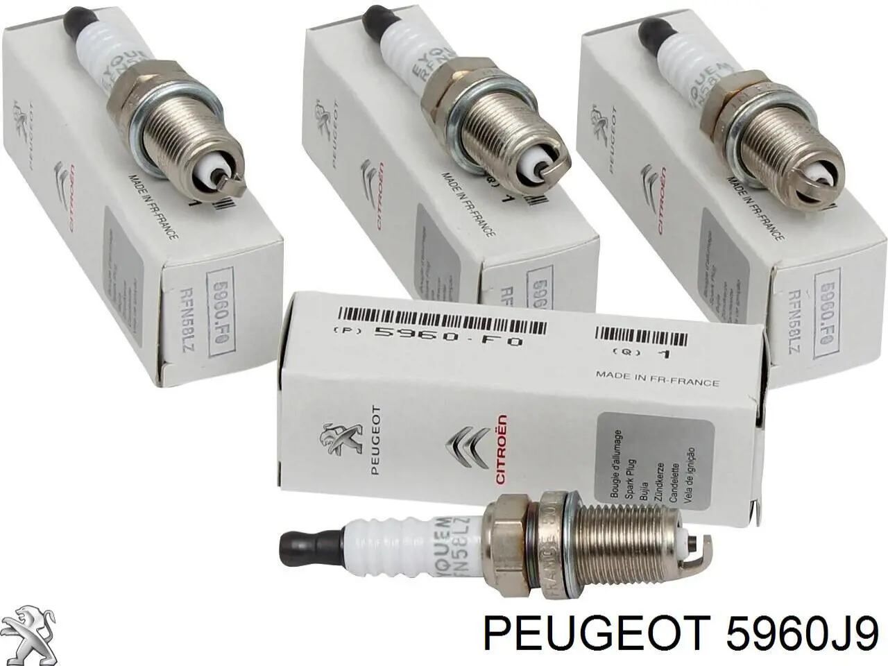 5960J9 Peugeot/Citroen Świeca zapłonowa