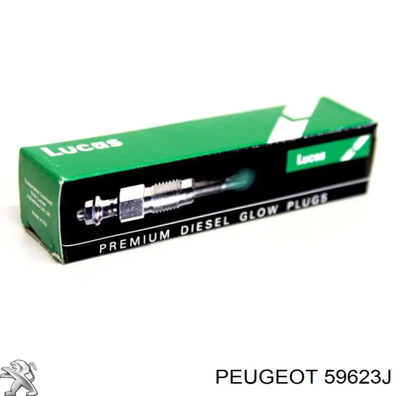 Świeca żarowa Peugeot/Citroen 59623J cena, od 8,58 USD