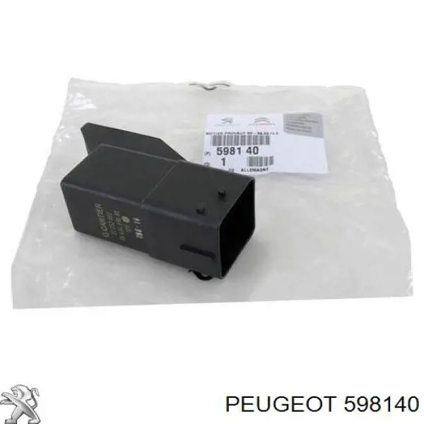 Przekaźnik świec żarowych 598140 Peugeot/Citroen