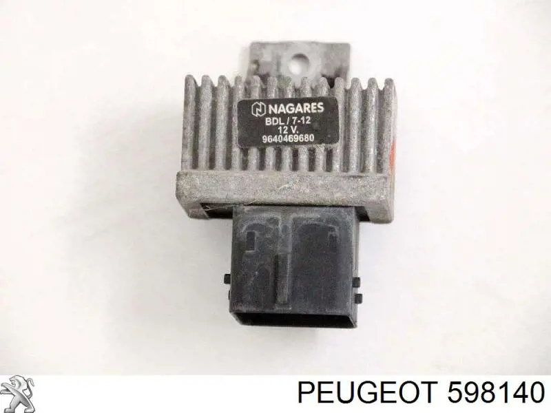 Przekaźnik świec żarowych Peugeot/Citroen 598140 cena, od 47,86 USD