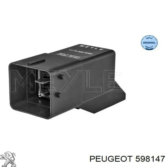 Przekaźnik świec żarowych Peugeot/Citroen 598147 cena, od 59,59 USD