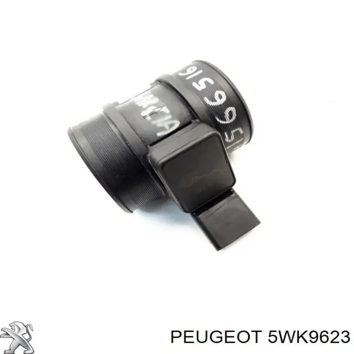 5WK9623 Peugeot/Citroen Czujnik przepływu powietrza, przepływomierz powietrza M.A.F.