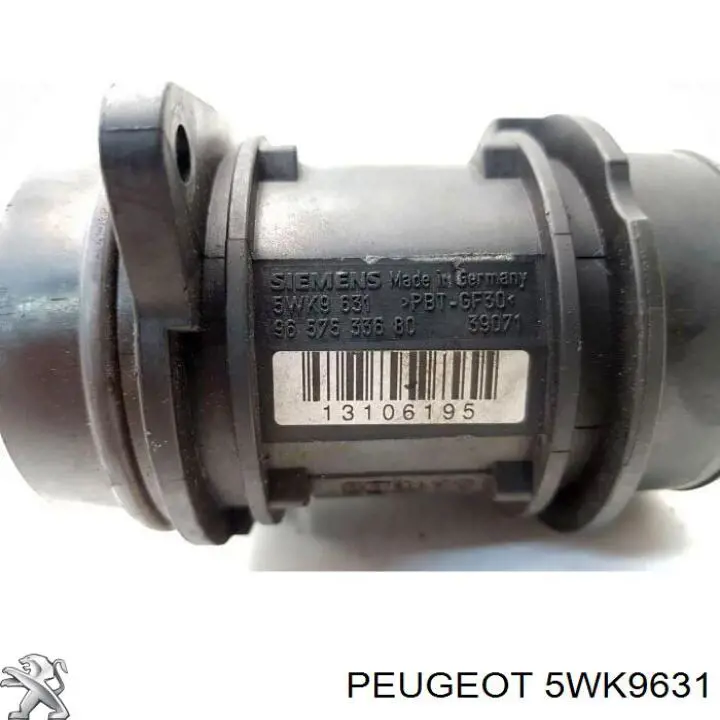 Czujnik przepływu powietrza, przepływomierz powietrza M.A.F. Peugeot/Citroen 5WK9631 cena, od 51,13 USD