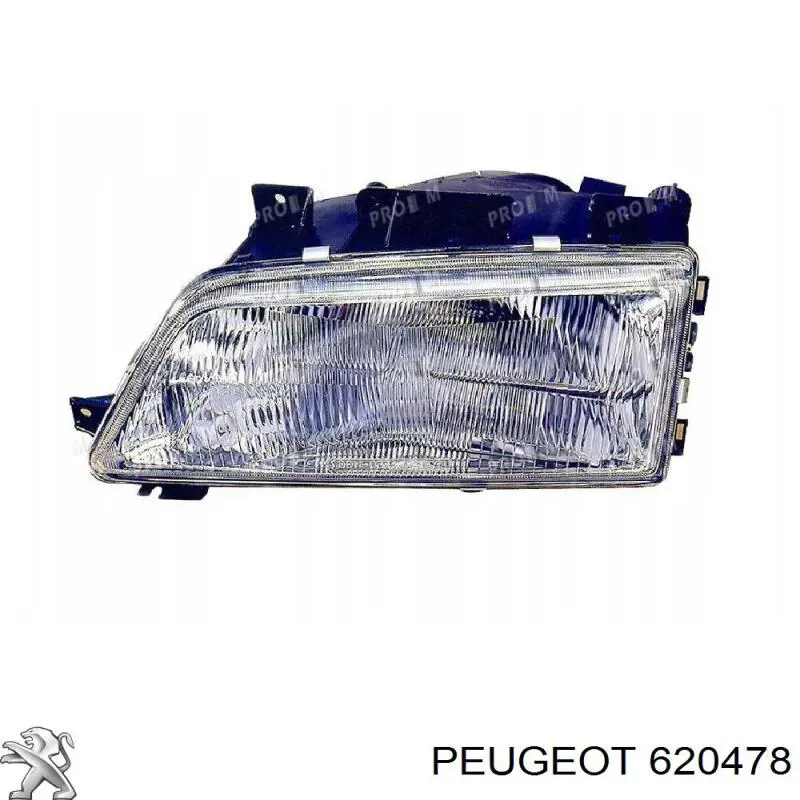 Reflektor lewy Peugeot/Citroen 620478 cena, od 54,48 USD