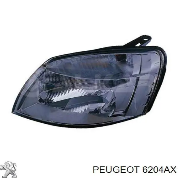 6204AX Peugeot/Citroen Reflektor lewy