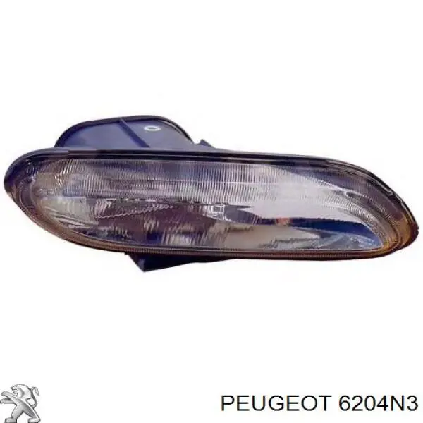 Lampa przeciwmgielna lewa Peugeot/Citroen 37090748S cena, od 52,78 USD