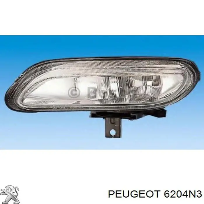 Do koszyka 37090748S Peugeot/Citroen Lampa przeciwmgielna lewa