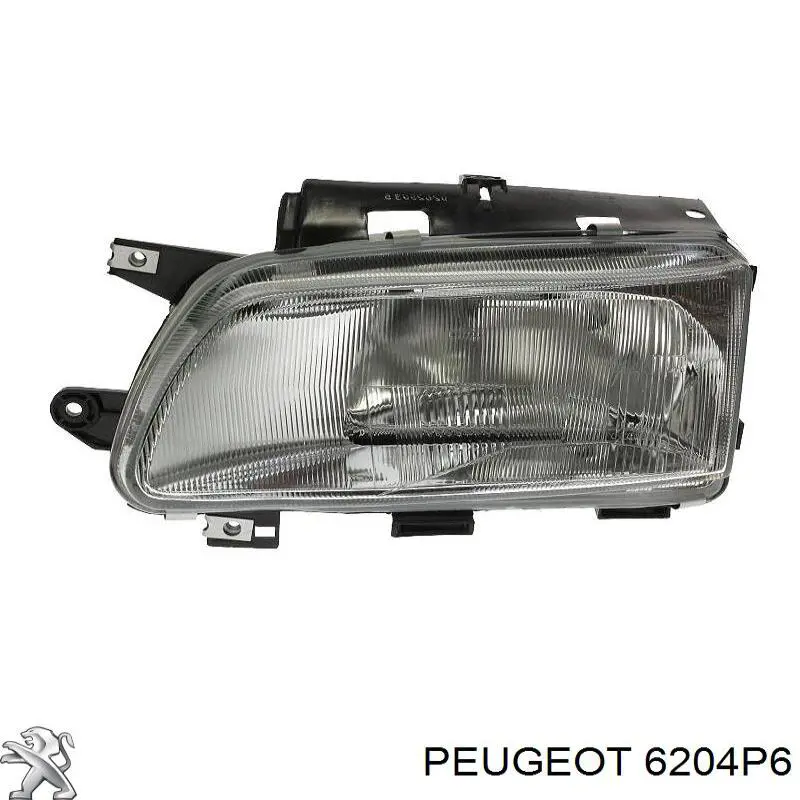 6204P6 Peugeot/Citroen Reflektor lewy