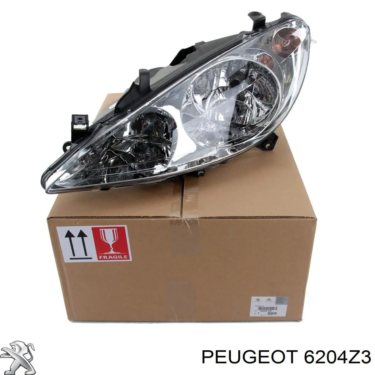Reflektor lewy Peugeot/Citroen 6204Z3 cena, od 91,94 USD