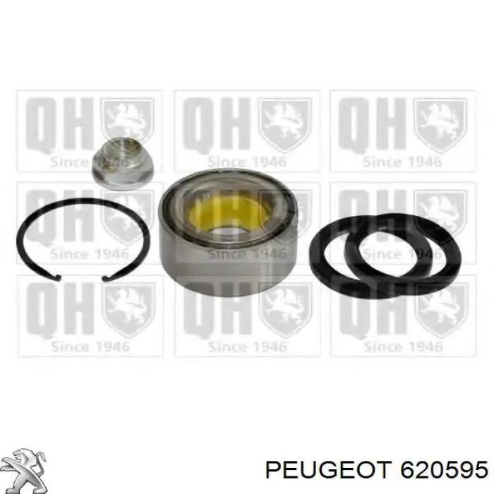 Reflektor prawy do Peugeot 605  6B