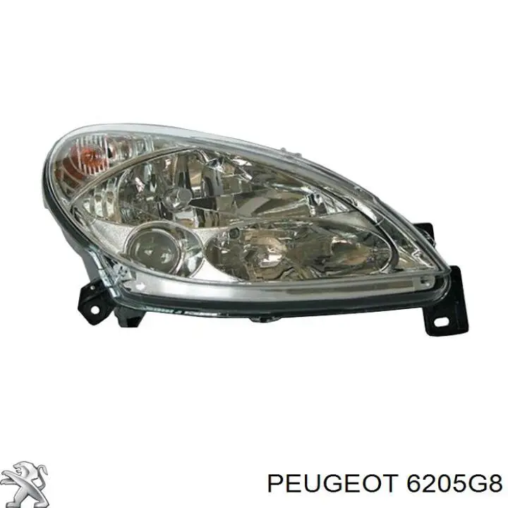 Reflektor prawy Peugeot 806 minivan (221) (1994 - 2002) cena, od 65,15 USD