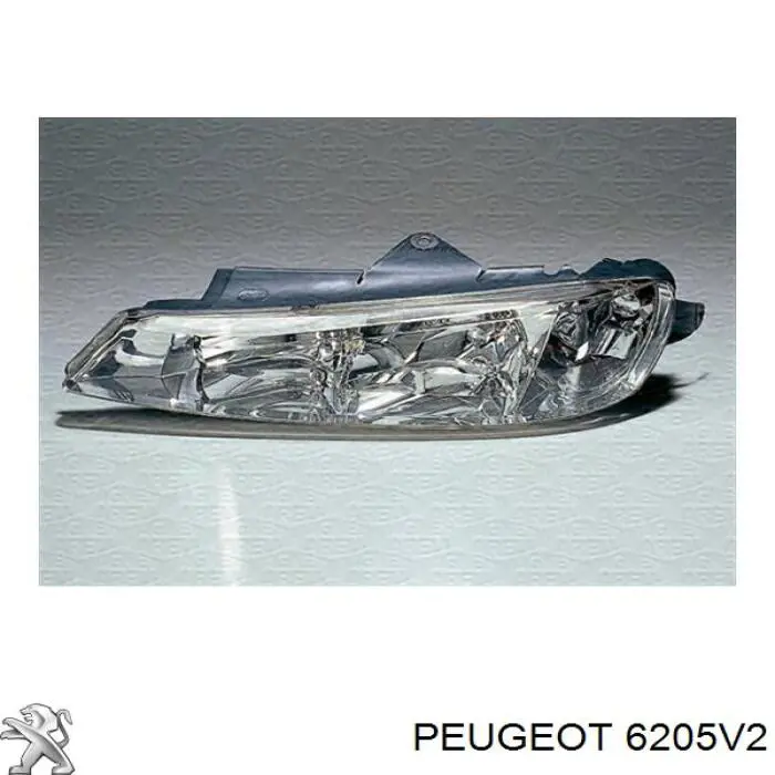 6205V2 Peugeot/Citroen Reflektor prawy