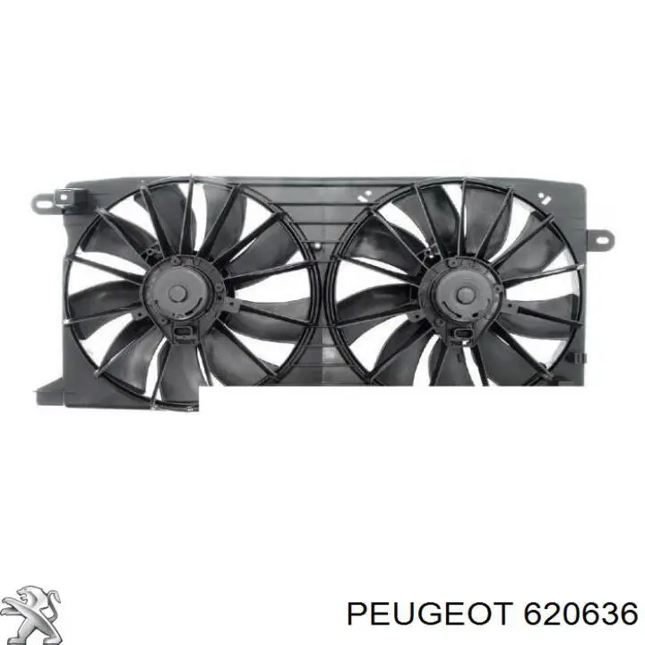 Lampa przeciwmgielna prawa Peugeot/Citroen 620636 cena, od 49,37 USD