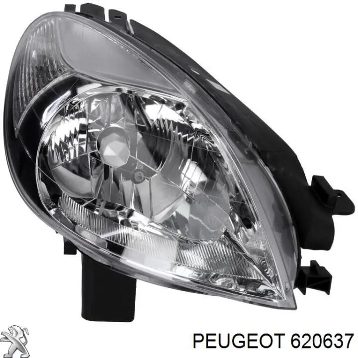Reflektor prawy Peugeot/Citroen 620637 cena, od 54,48 USD
