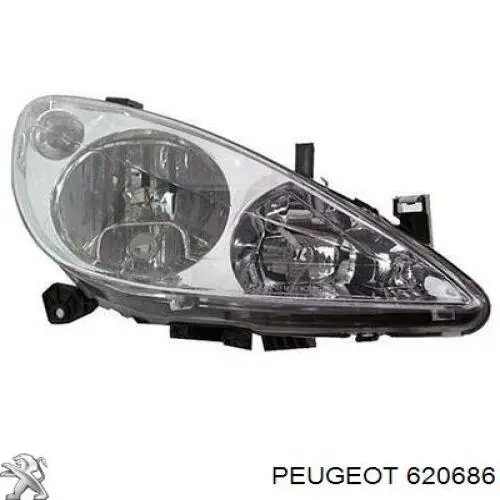 620686 Peugeot/Citroen Reflektor prawy