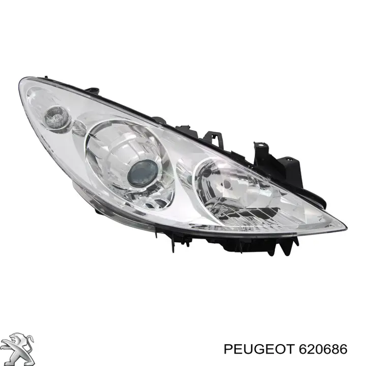 Reflektor prawy Peugeot/Citroen 620686 cena, od 120,88 USD