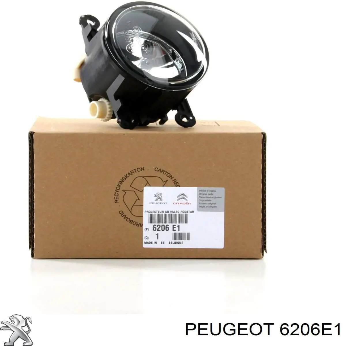 Lampa przeciwmgielna lewa/prawa Peugeot/Citroen 6206E1 cena, od 26,49 USD
