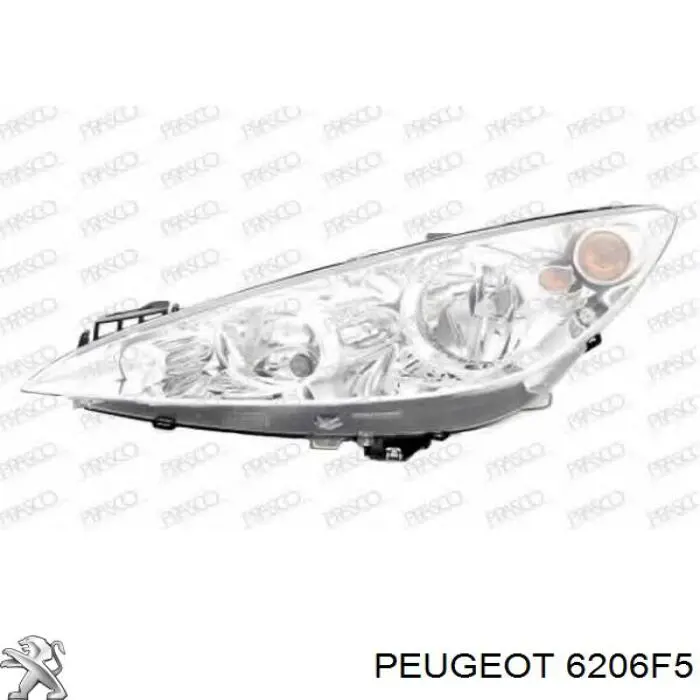 6206F5 Peugeot/Citroen Reflektor prawy