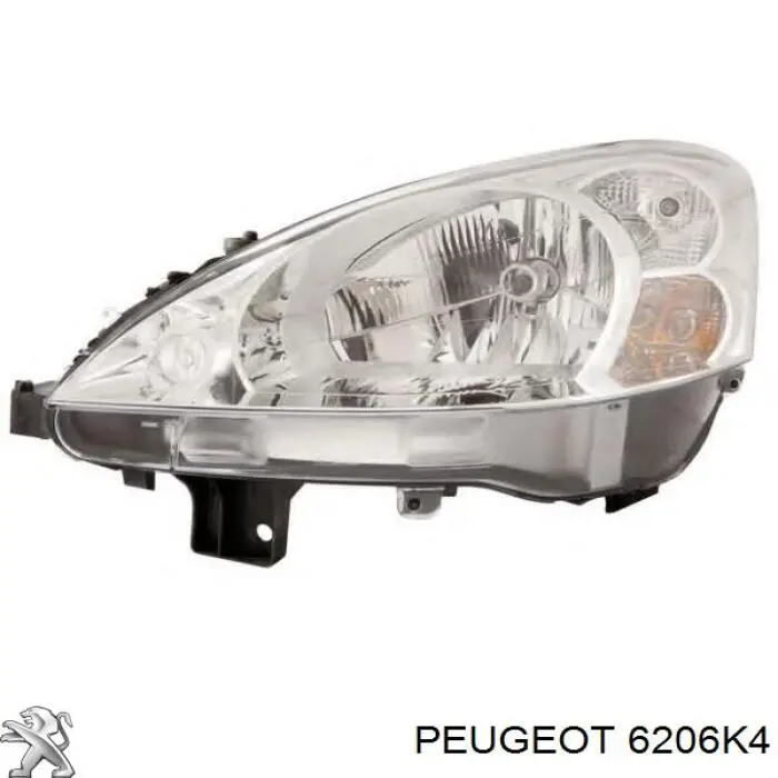 Do koszyka 6206K4 Peugeot/Citroen Reflektor prawy