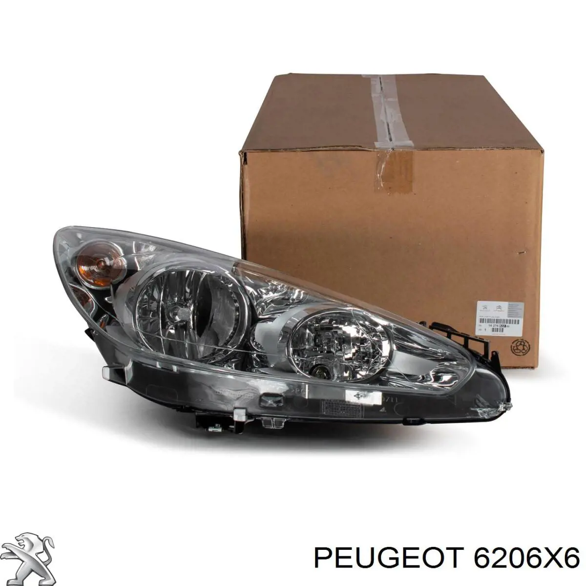 6206X6 Peugeot/Citroen Reflektor prawy