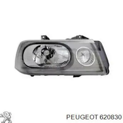 Do koszyka 620830 Peugeot/Citroen Reflektor prawy