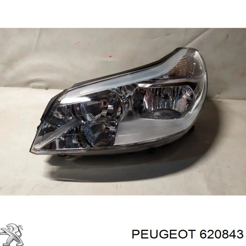 Reflektor lewy Peugeot/Citroen 620843 cena, od 78,32 USD