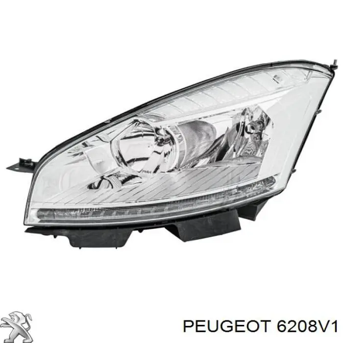 Reflektor lewy Peugeot/Citroen 6208V1 cena, od 180,47 USD
