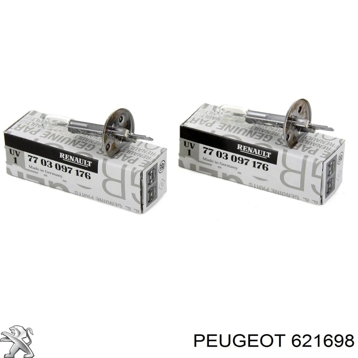 Do koszyka 621698 Peugeot/Citroen Żarówka halogenowa