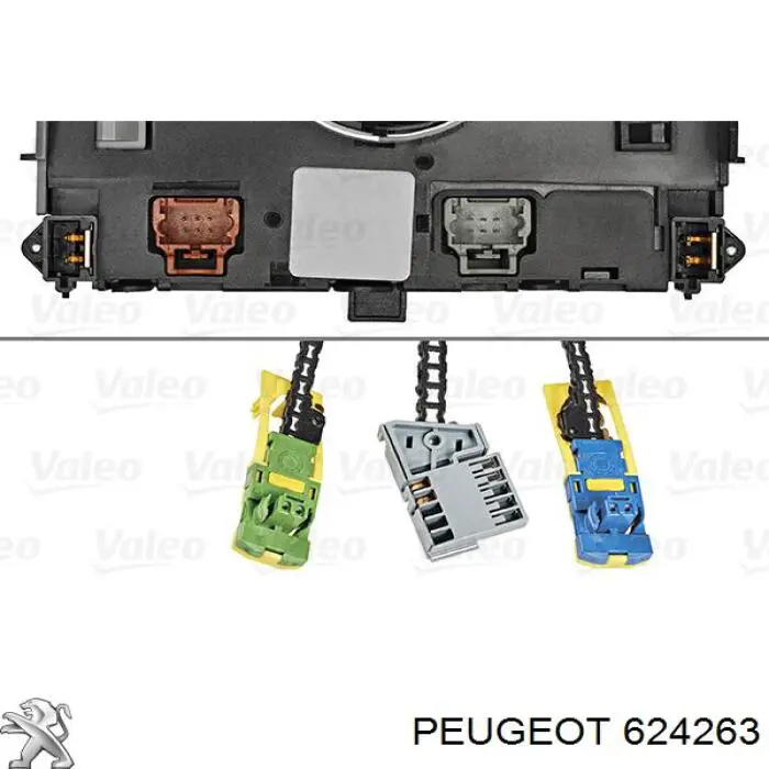Przełącznik zespolony, w komplecie Peugeot/Citroen 624263 cena, od 947,57 USD