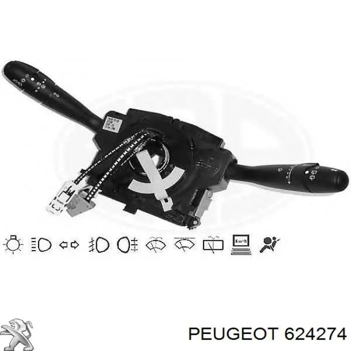 Do koszyka 624274 Peugeot/Citroen Przełącznik zespolony, w komplecie
