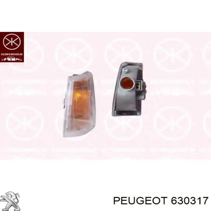 Kierunkowskaz prawy Peugeot 205 I hatchback (741A, C) (1983 - 1987) cena, od 14,94 USD