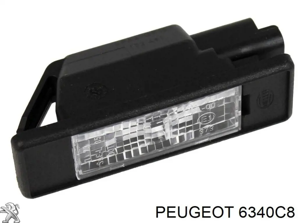 Lampa oświetlenia tylnej tablicy rejestracyjnej Peugeot/Citroen 6340C8 cena, od 20,91 USD