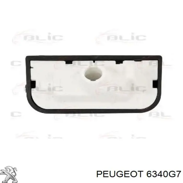 Lampa oświetlenia tylnej tablicy rejestracyjnej Peugeot/Citroen 6340G7 cena, od 23,58 USD