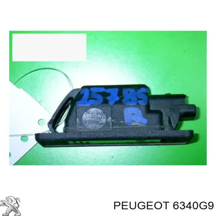 Lampa oświetlenia tylnej tablicy rejestracyjnej Peugeot/Citroen 6340G9 cena, od 20,39 USD