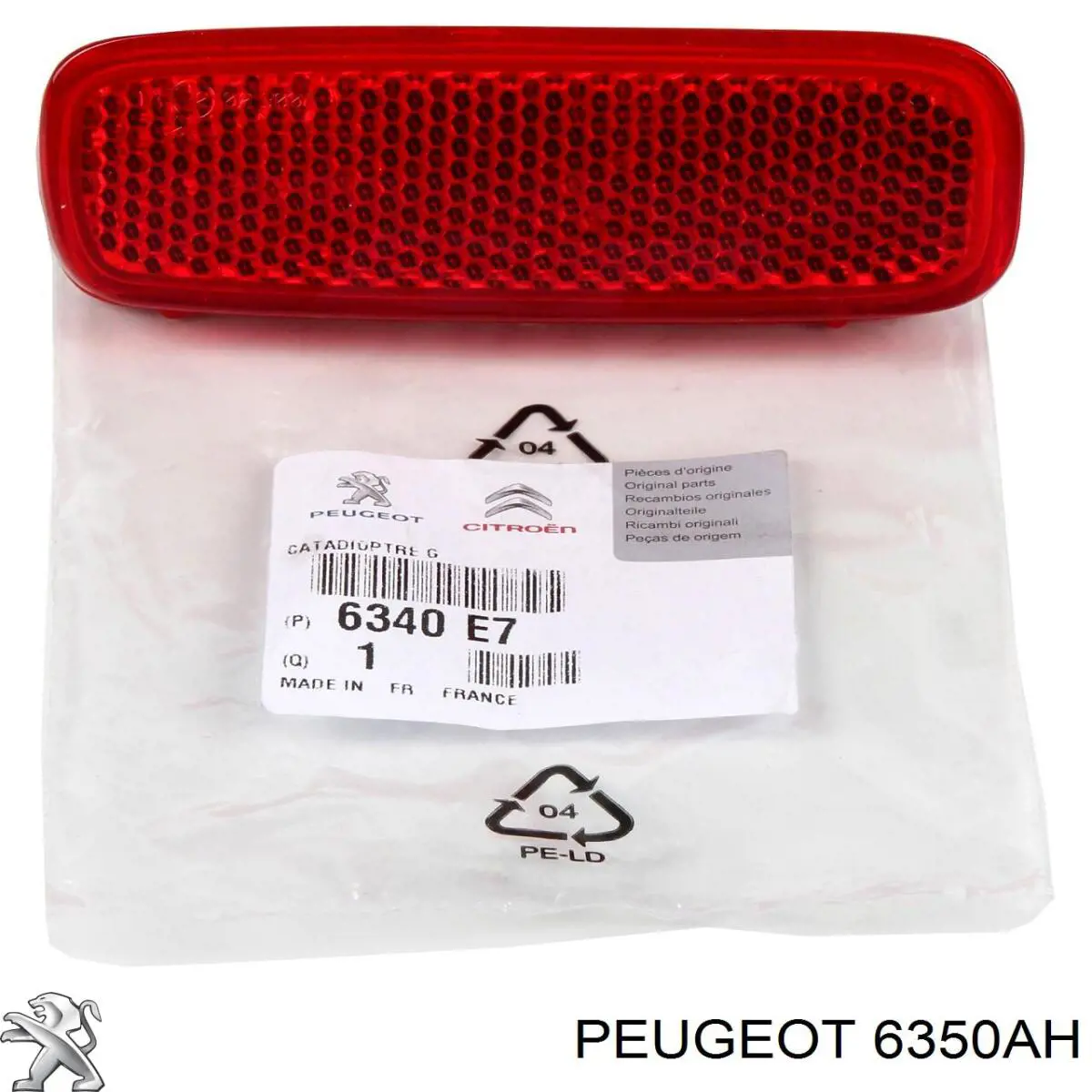 Do koszyka 6350AH Peugeot/Citroen Lampa zespolona tylna lewa