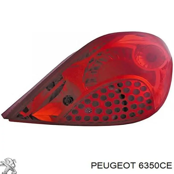 Lampa zespolona tylna lewa Peugeot/Citroen 6350CE cena, od 125,63 USD