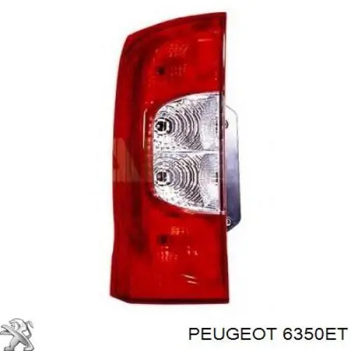 Do koszyka 6350ET Peugeot/Citroen Lampa zespolona tylna prawa