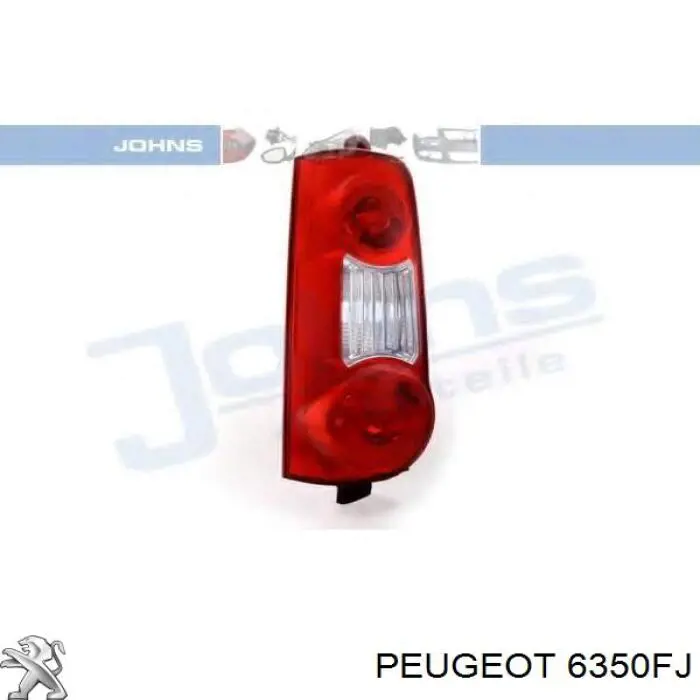 6350FJ Peugeot/Citroen Lampa zespolona tylna lewa