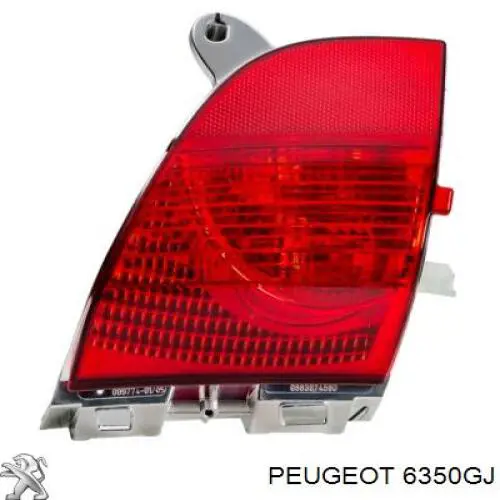 Lampa zespolona tylna lewa Peugeot/Citroen 6350GJ cena, od 280,20 USD